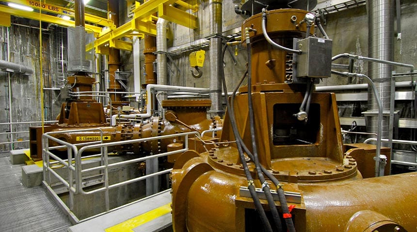 Pump Station interior