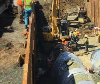 Aerial view of intake