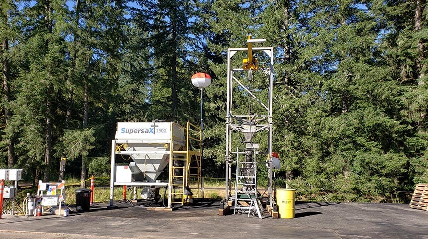 Silo at Salem Geren Island