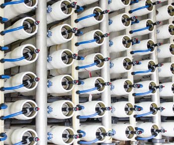 RO at an industrial wastewater treatment for semiconductor facility