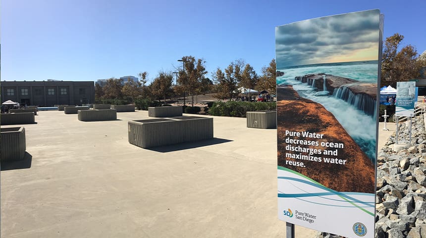 Pure Water San Diego sign