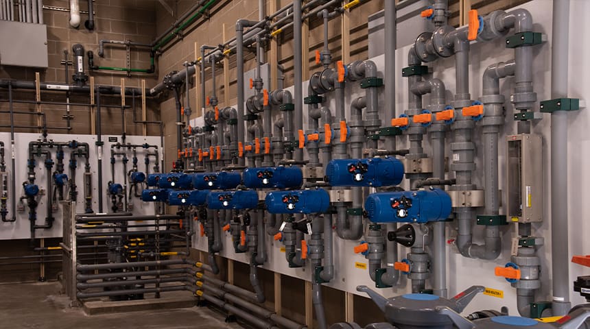 chemical feed components