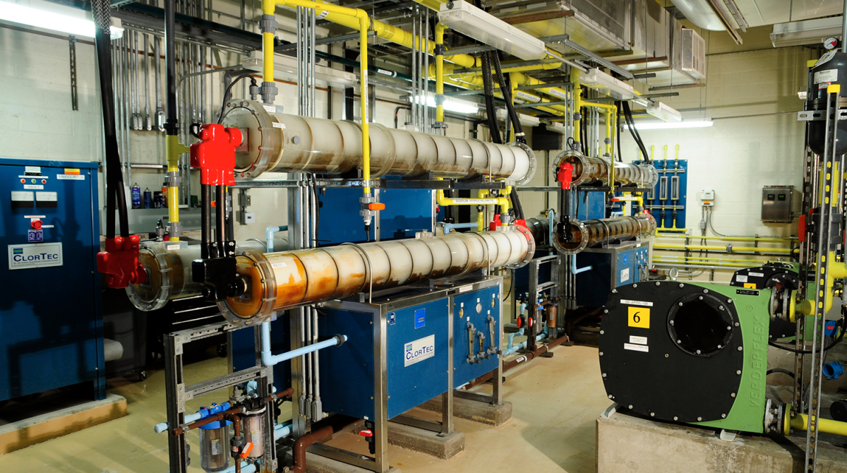 City of Tempe's water treatment plant sodium hypochlorite generators