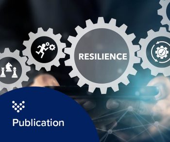 photo of a bridge over a small river with people running on a path along the water that represents Carollo's Resilience and Sustainability practice.