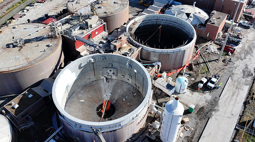 KCMO Blue River Water Treatment Plant biosolids facility designs by Carollo