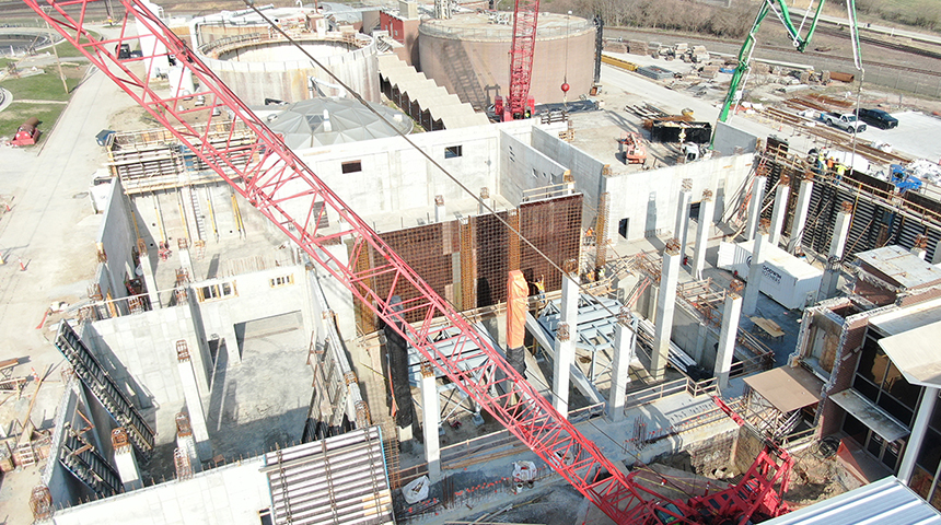 KCMO Blue River Water Treatment Plant biosolids facility designs by Carollo