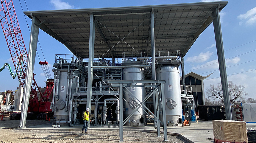 KCMO Blue River Water Treatment Plant biosolids facility designs by Carollo