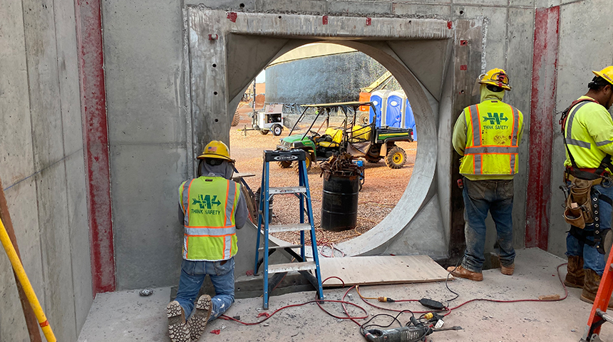 Photo of Oklahoma City Draper Water Treatment Plant representing the storage improvements done by Carollo Engineers
