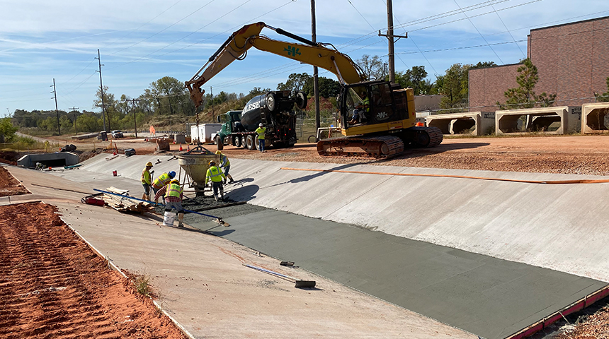 Photo of Oklahoma City Draper Water Treatment Plant representing the storage improvements done by Carollo Engineers