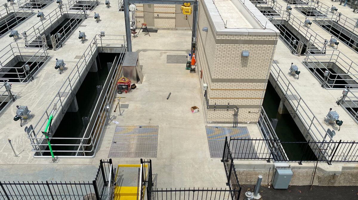 Ozark Point Water Treatment Plant in little rock, Arkansas designed by Carollo Engineers