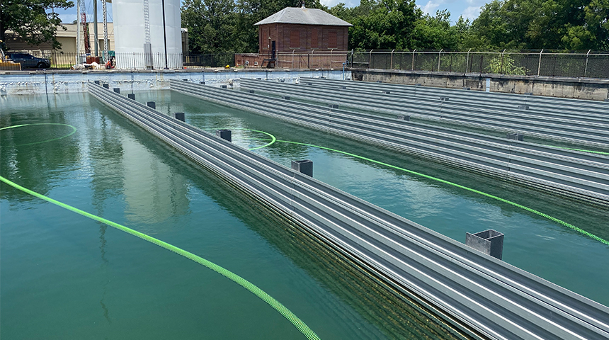 Ozark Point Water Treatment Plant in little rock, Arkansas designed by Carollo Engineers