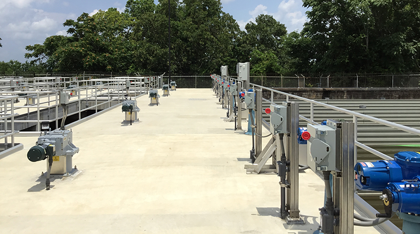 Ozark Point Water Treatment Plant in little rock, Arkansas designed by Carollo Engineers