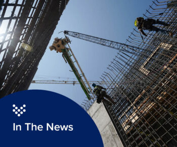Photo of the construction team working on the Orinda Water Treatment Plant upgrades, designed by Carollo Engineers.