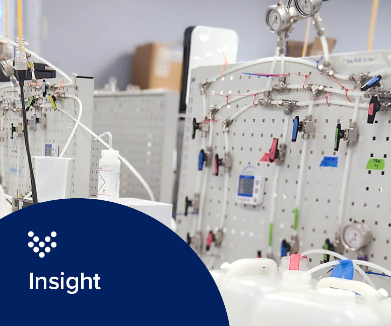 PFAS desktop testing equipment from Carollo's Water ARC facility.