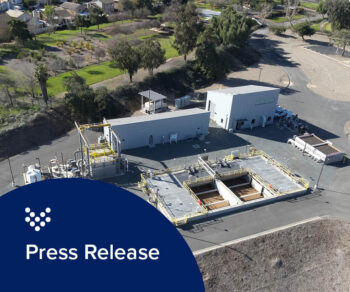 Arial photo of the Horsethief Canyaon Water Reclamation Facility completed by Carollo Engineers