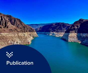Photo of Nevada's Lake Mead, representing Carollo's de facto reuse research