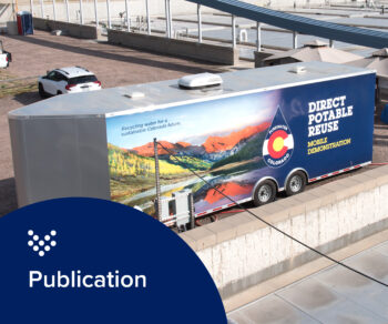 photo of the direct potable reuse mobile in Colorada designed by Carollo Engineers